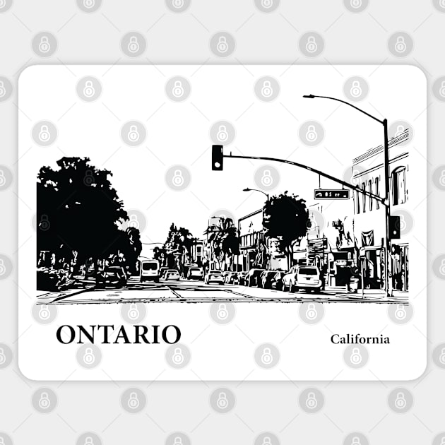 Ontario California Magnet by Lakeric